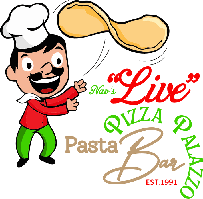 Nav's Live Pizza Palazzo logo